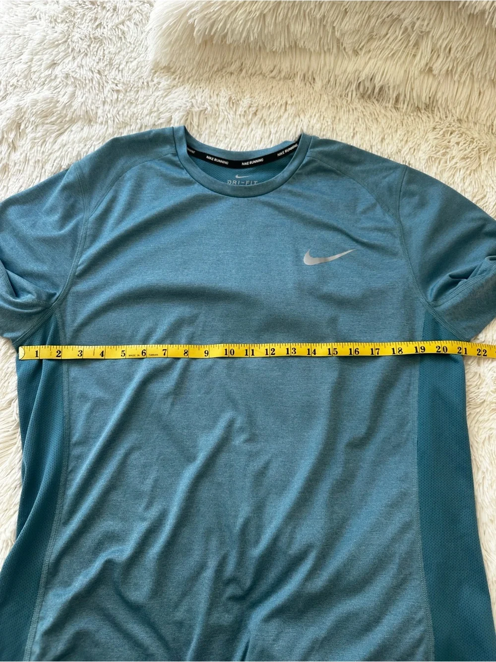 Nike Dri-FIT Running Shirt Men’s XL Blue Workout Gym Athletic Tee